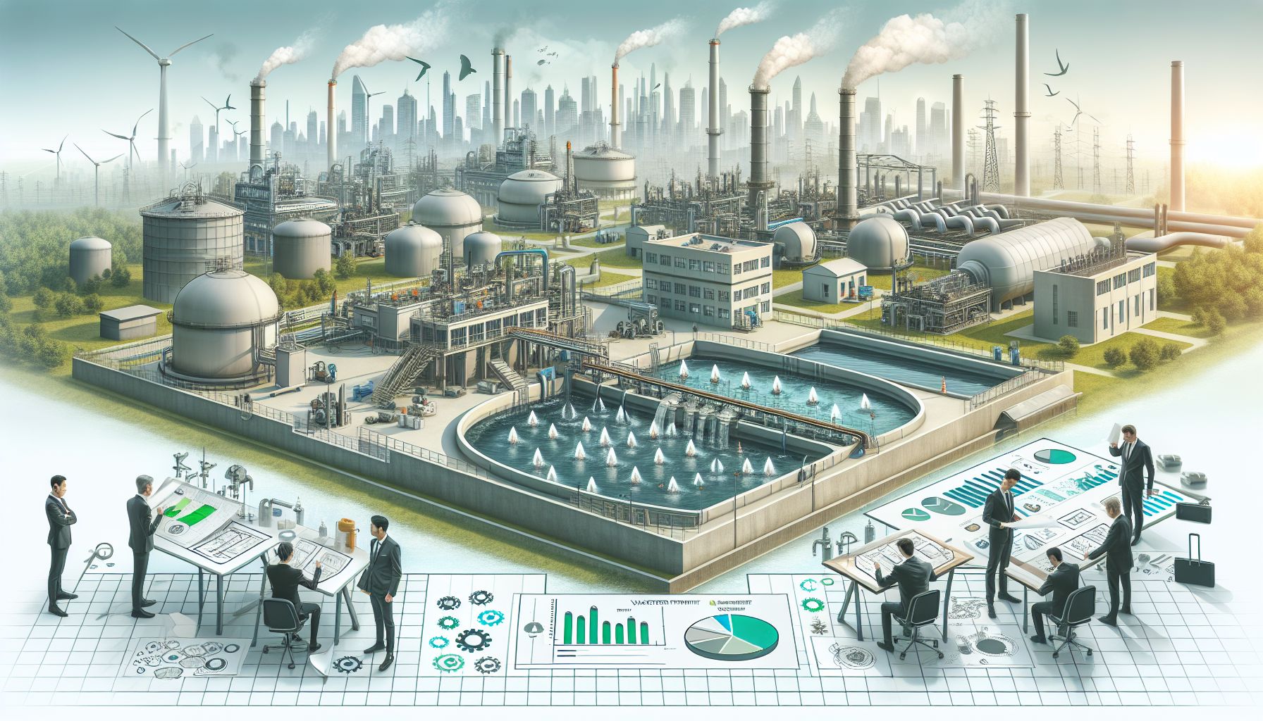 Planning wastewater treatment capacity for industrial growth